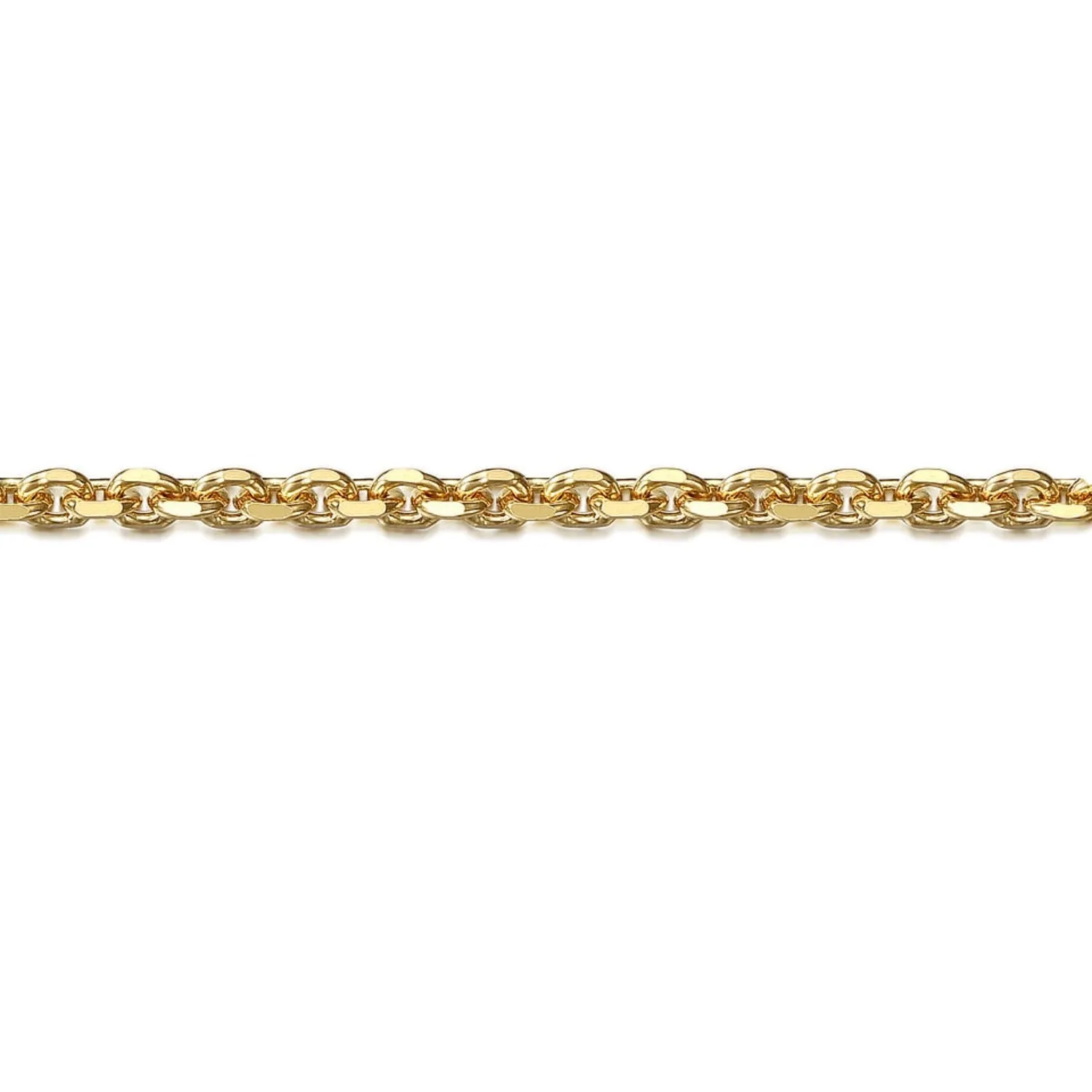 Gabriel & Co. Plain Gold "G" Lock Bracelet