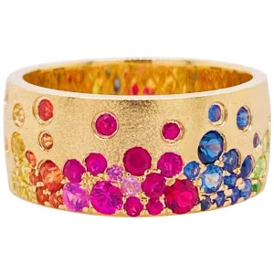 Galaxy Rainbow Confetti Cigar Band