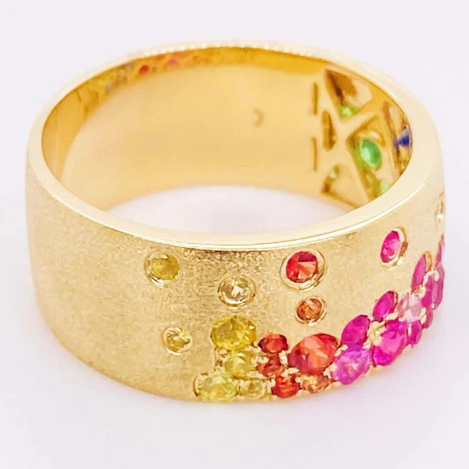 Galaxy Rainbow Confetti Cigar Band