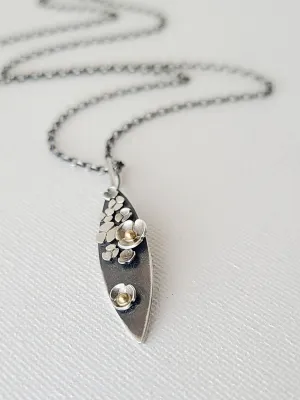 Garland necklace SS/14k