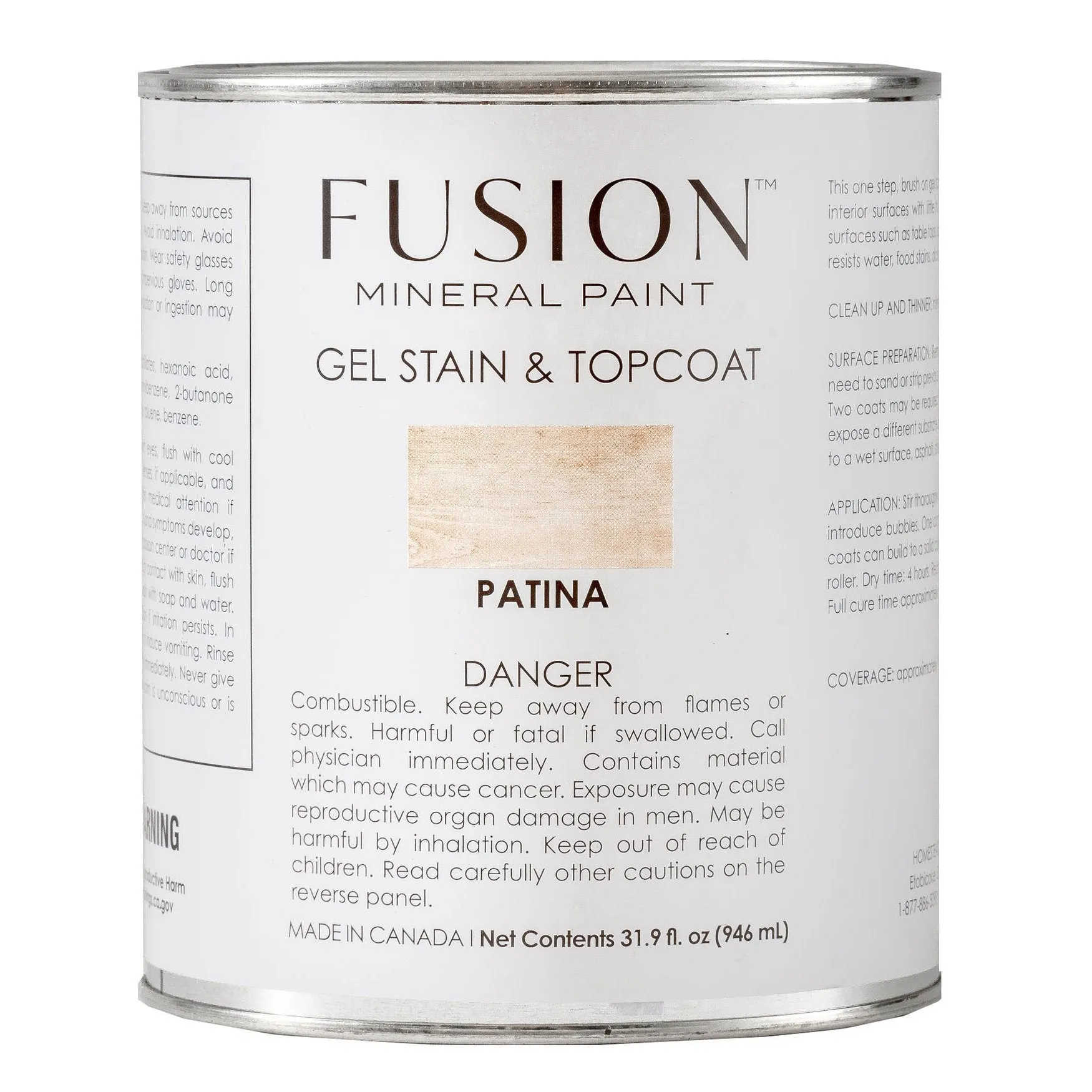 Gel Stain and Topcoat - Fusion Mineral Paint