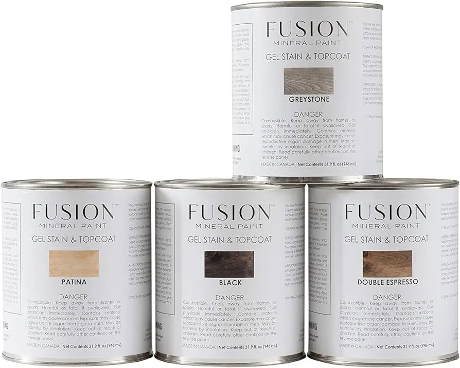 Gel Stain and Topcoat - Fusion Mineral Paint