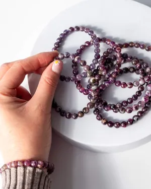 Gem Lepidolite 6mm Bracelet