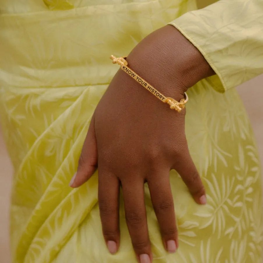 Gilded Bracelet Jewelry Stack - 1 Left