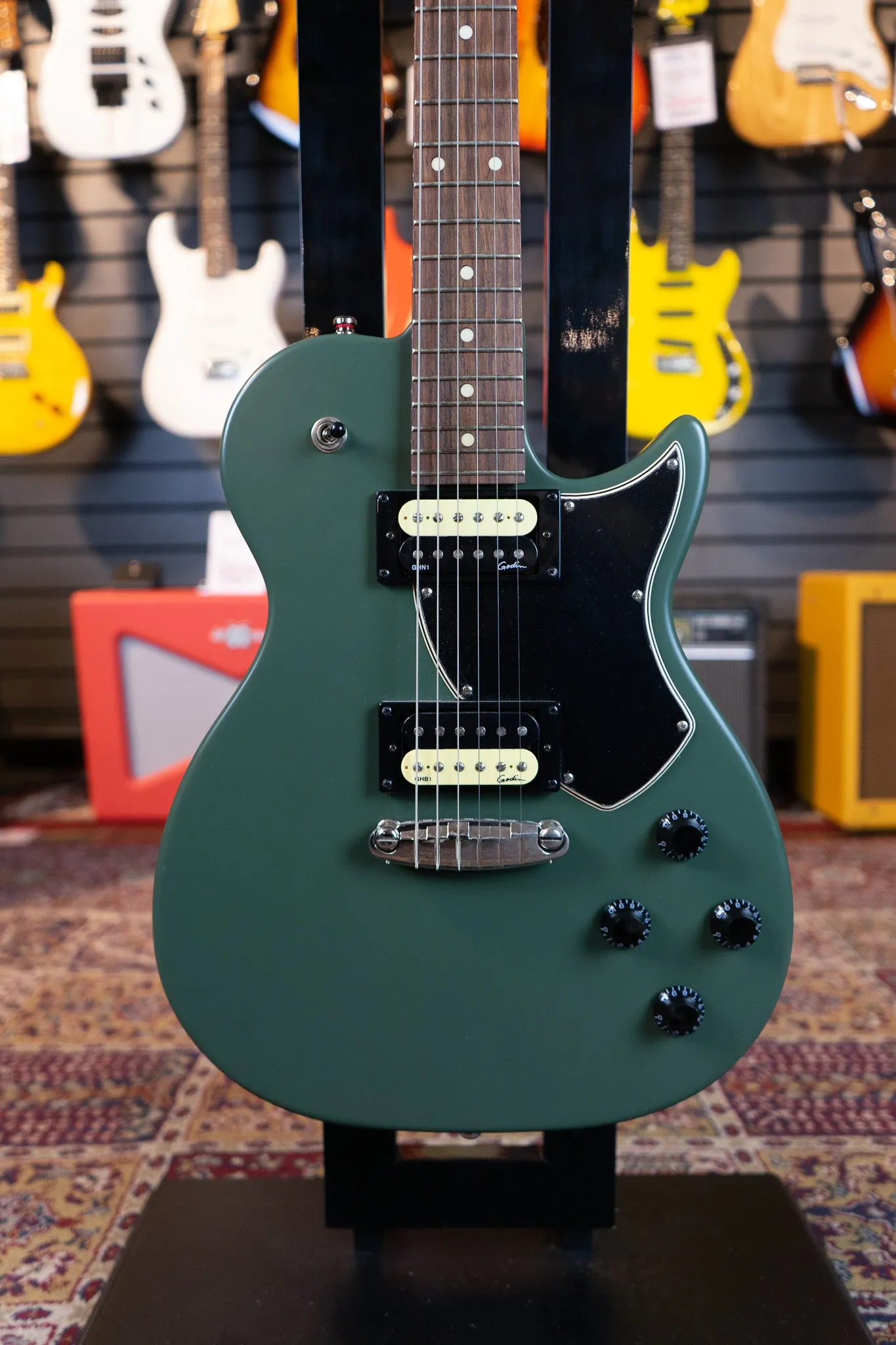 Godin Summit Classic SG, Matte Green, USED