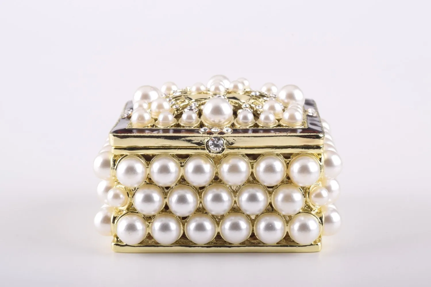 Gold Box with Pearls