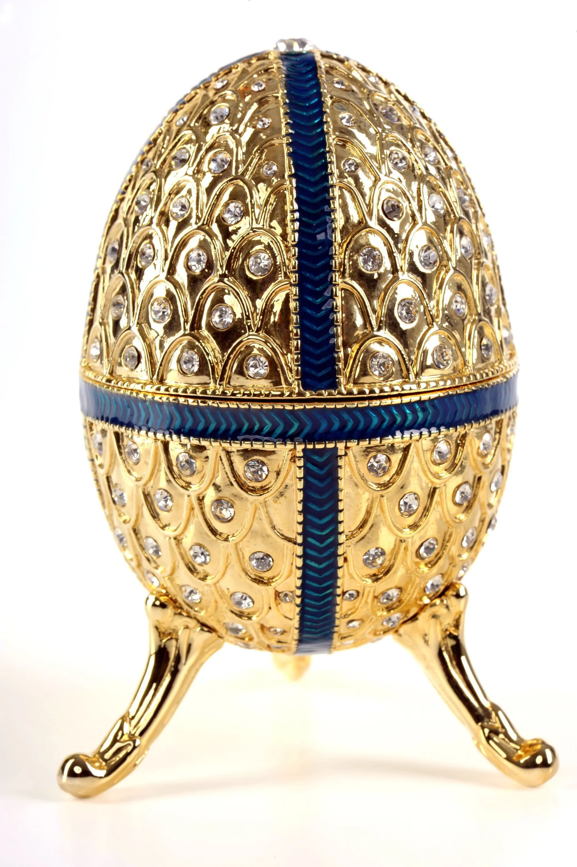 Golden Faberge Egg Music Box