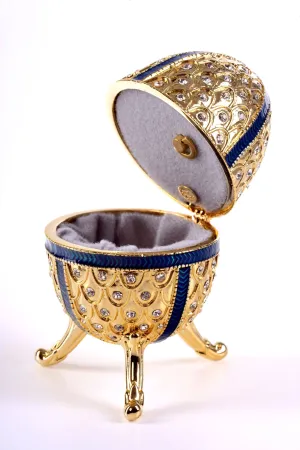 Golden Faberge Egg Music Box