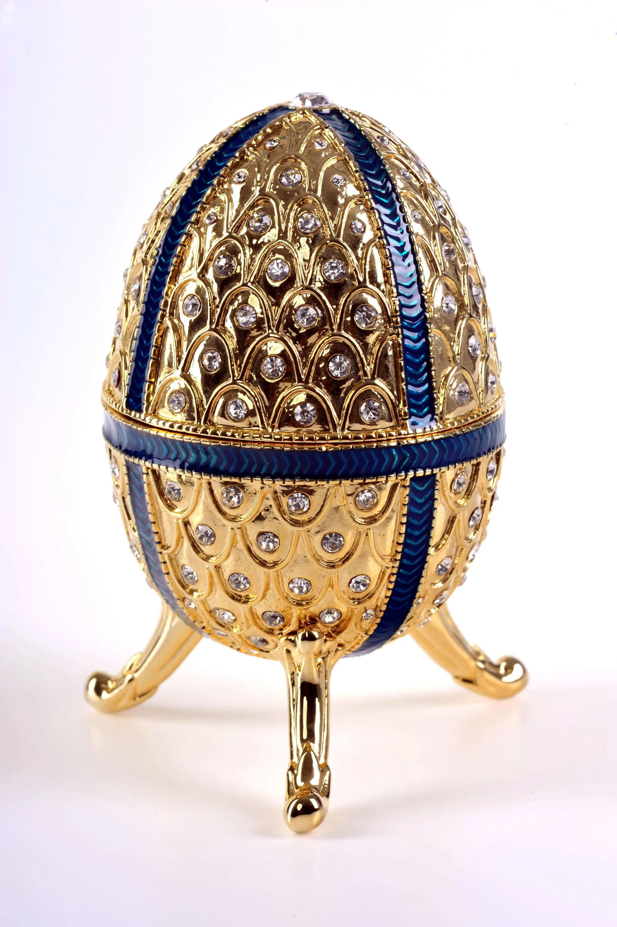 Golden Faberge Egg Music Box