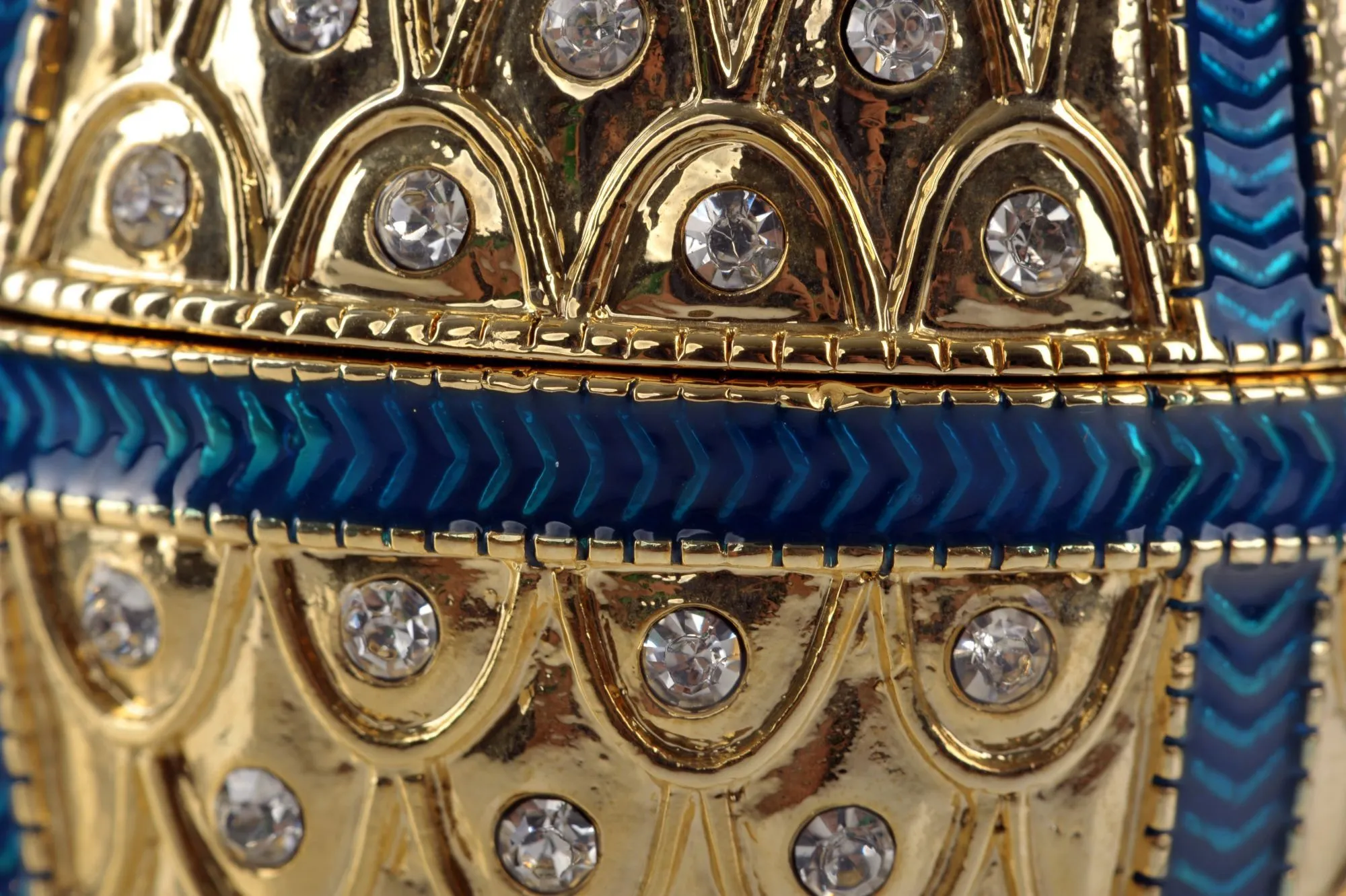 Golden Faberge Egg Music Box
