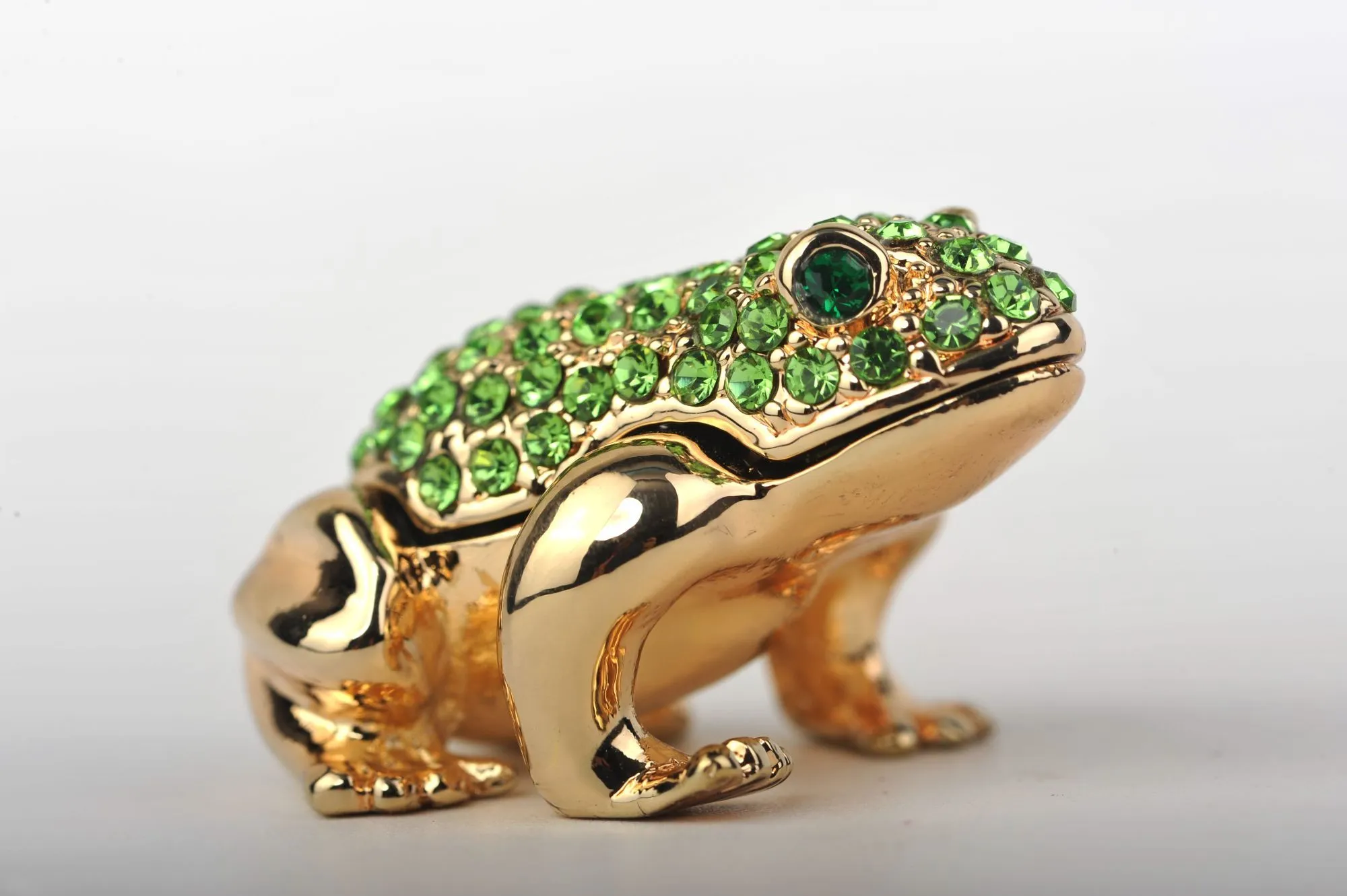 Green and Gold Sitting Toad