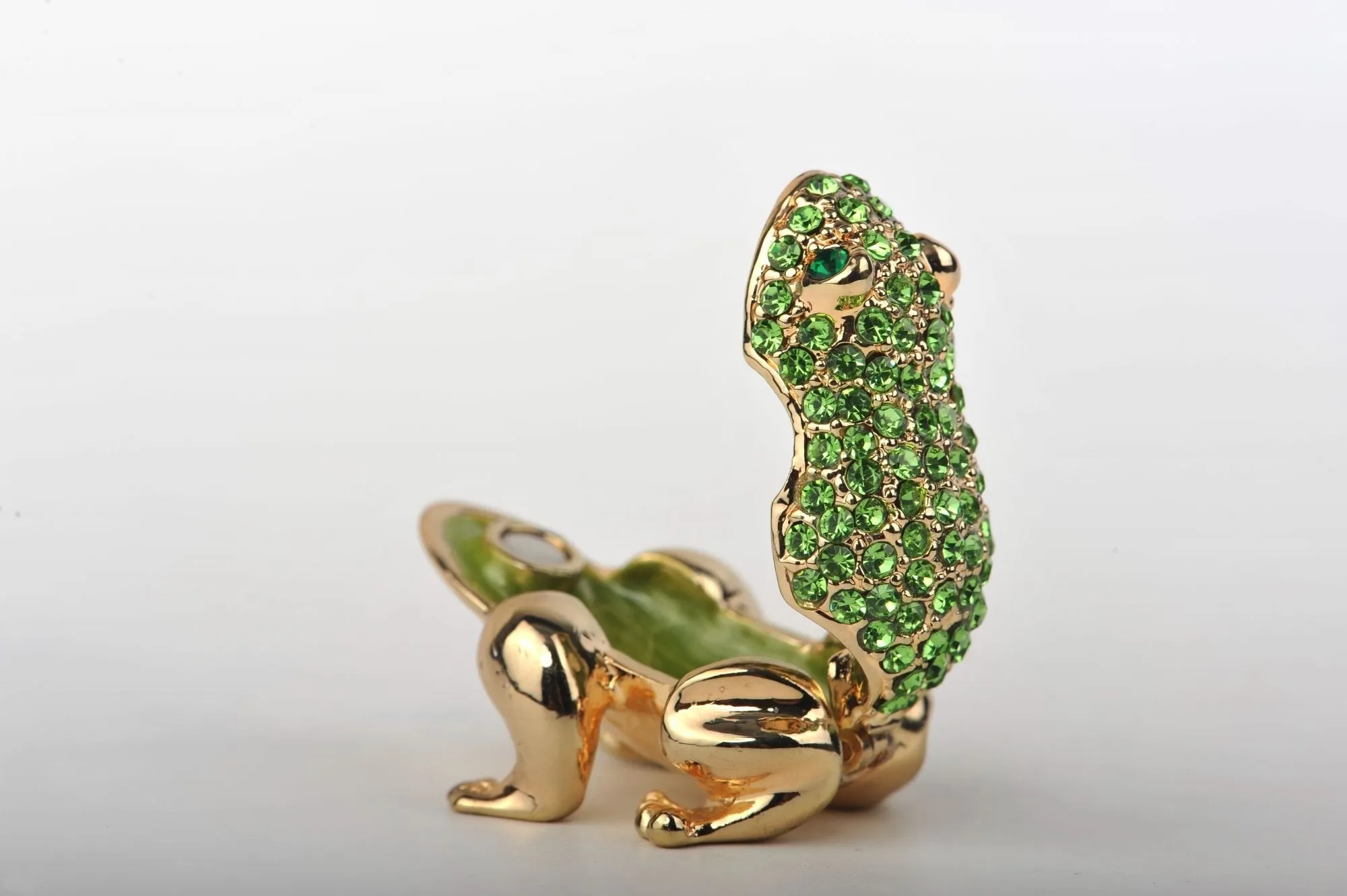 Green and Gold Sitting Toad
