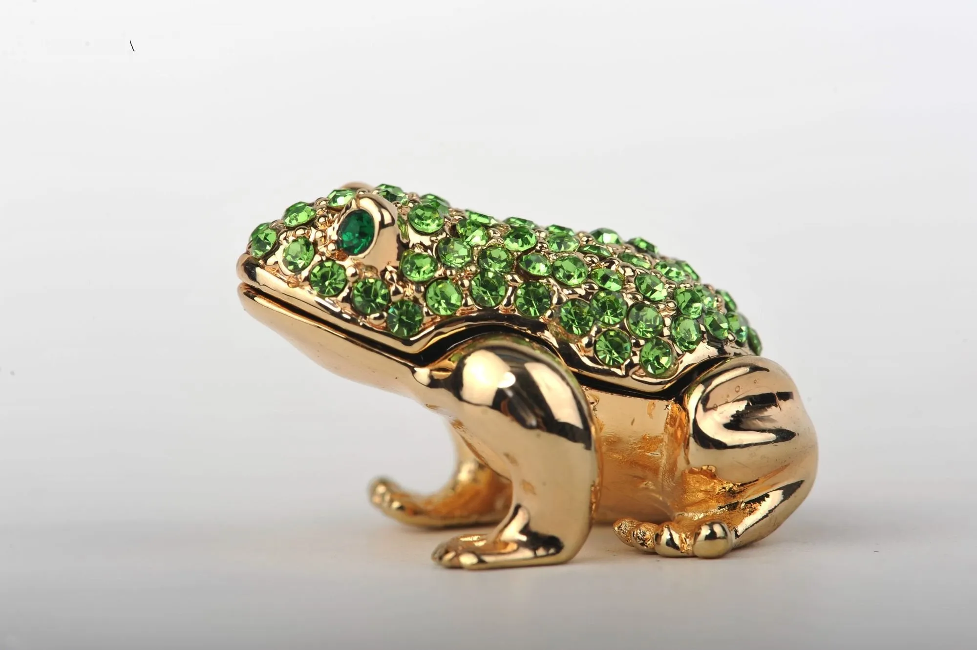 Green and Gold Sitting Toad