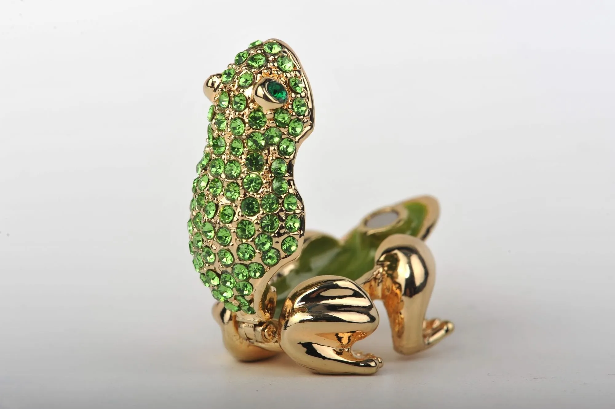 Green and Gold Sitting Toad