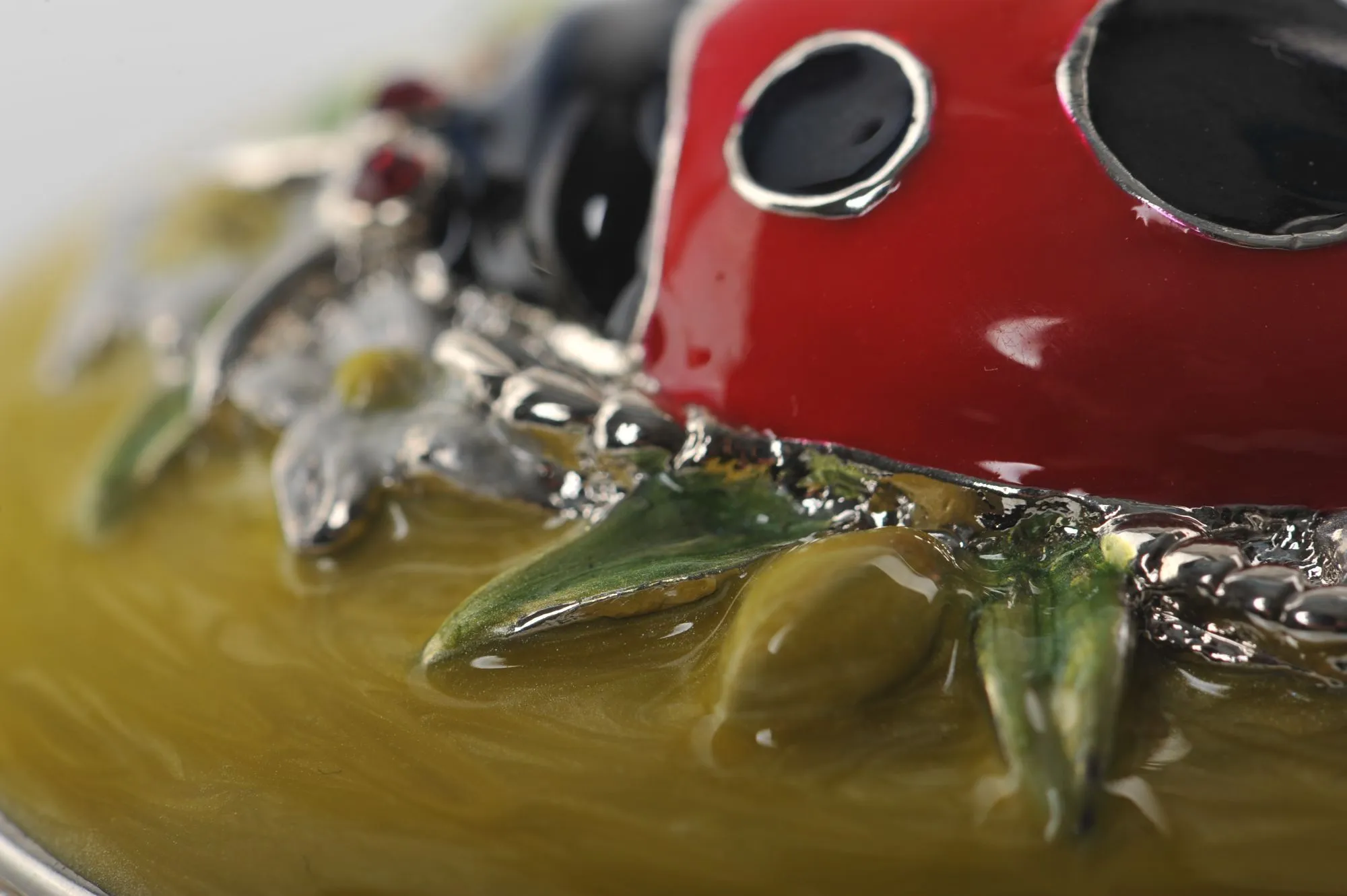 Green Box with Red Ladybug