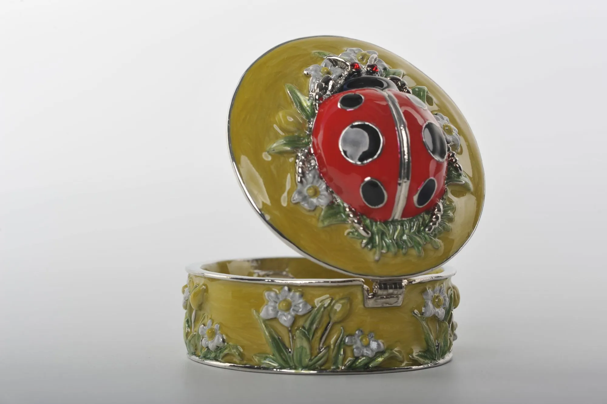 Green Box with Red Ladybug