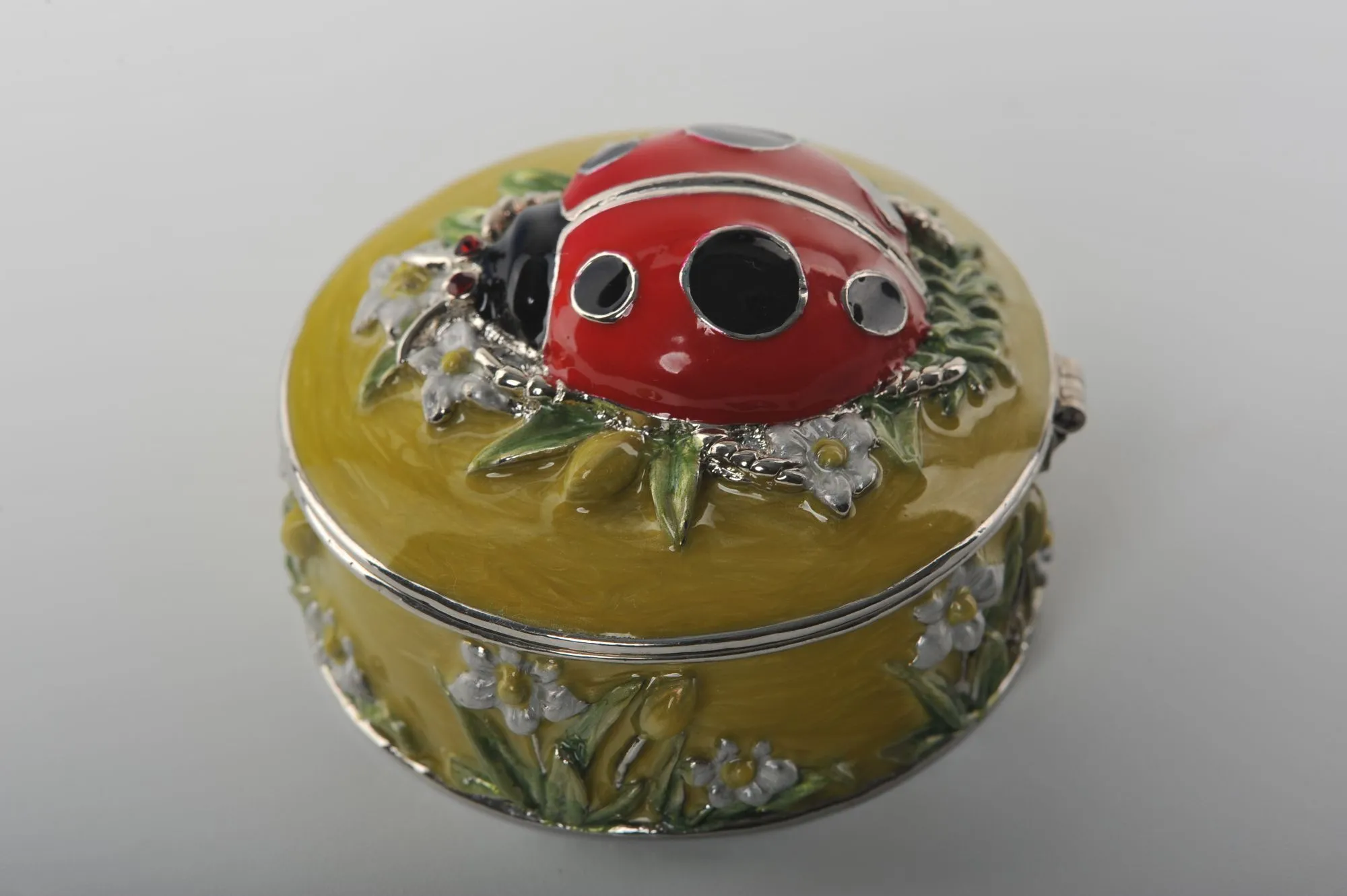 Green Box with Red Ladybug