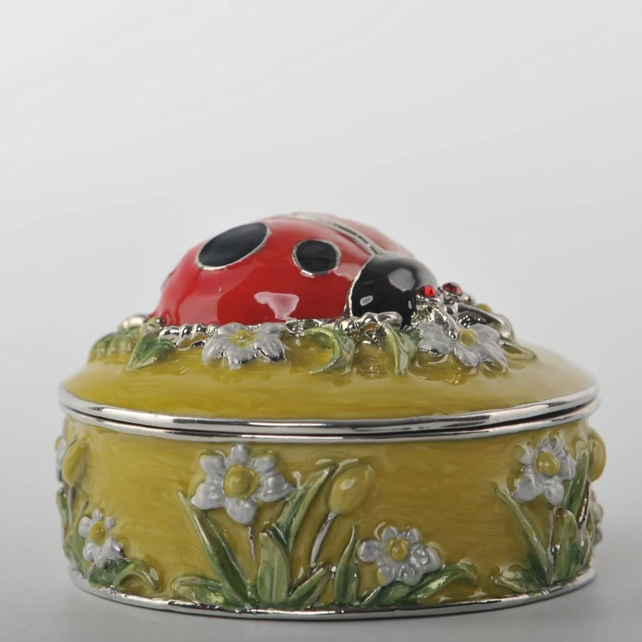 Green Box with Red Ladybug