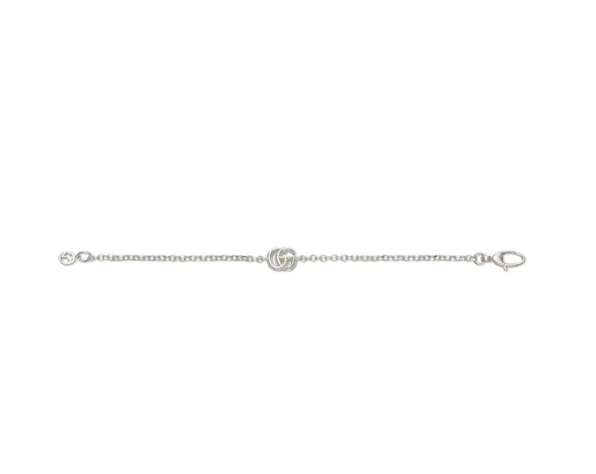 Gucci Silver Marmont GG Bracelet 7.5"