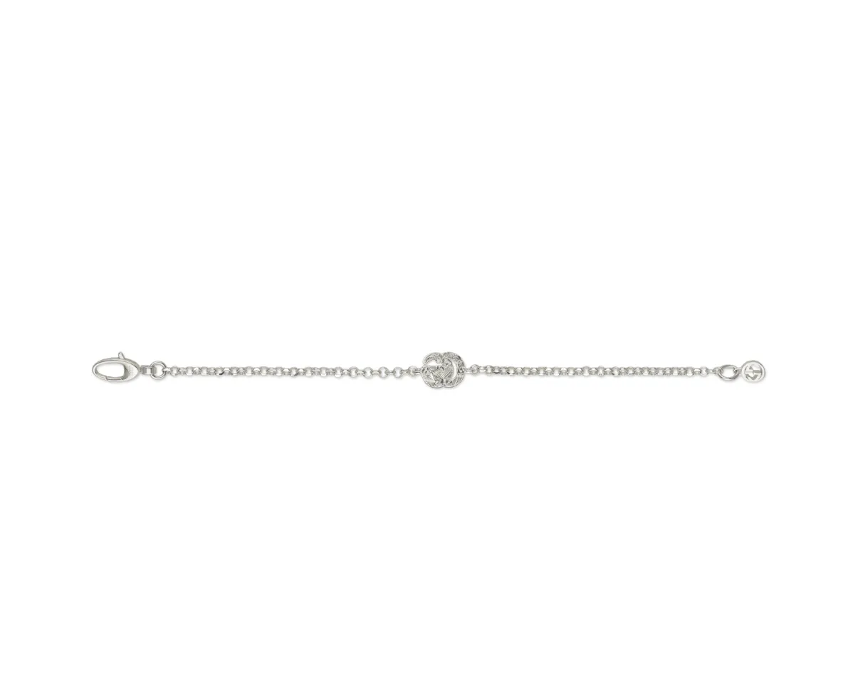 Gucci Silver Marmont GG Bracelet 7.5"