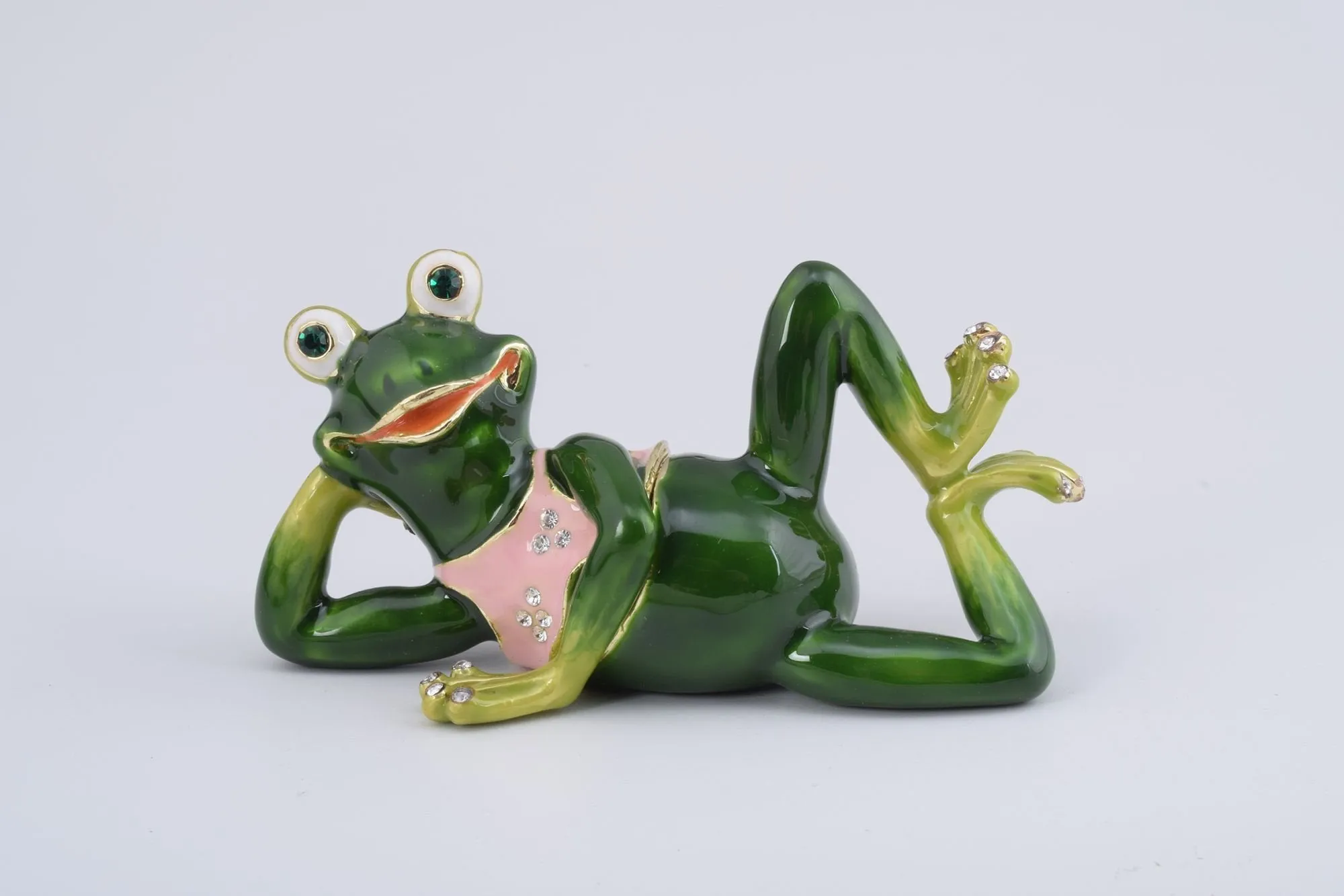 Gymnastic Frog with a Pink Shirt