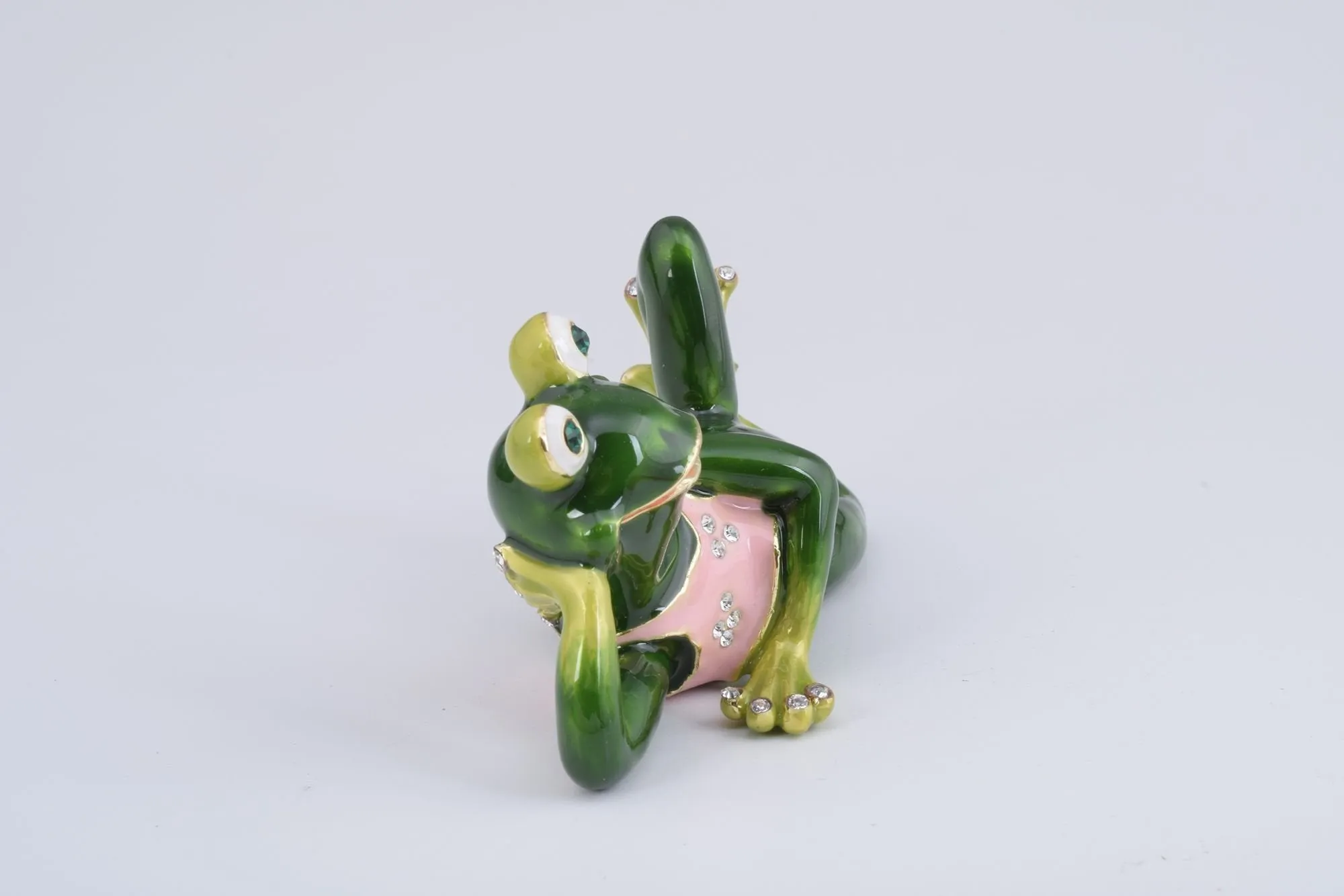Gymnastic Frog with a Pink Shirt