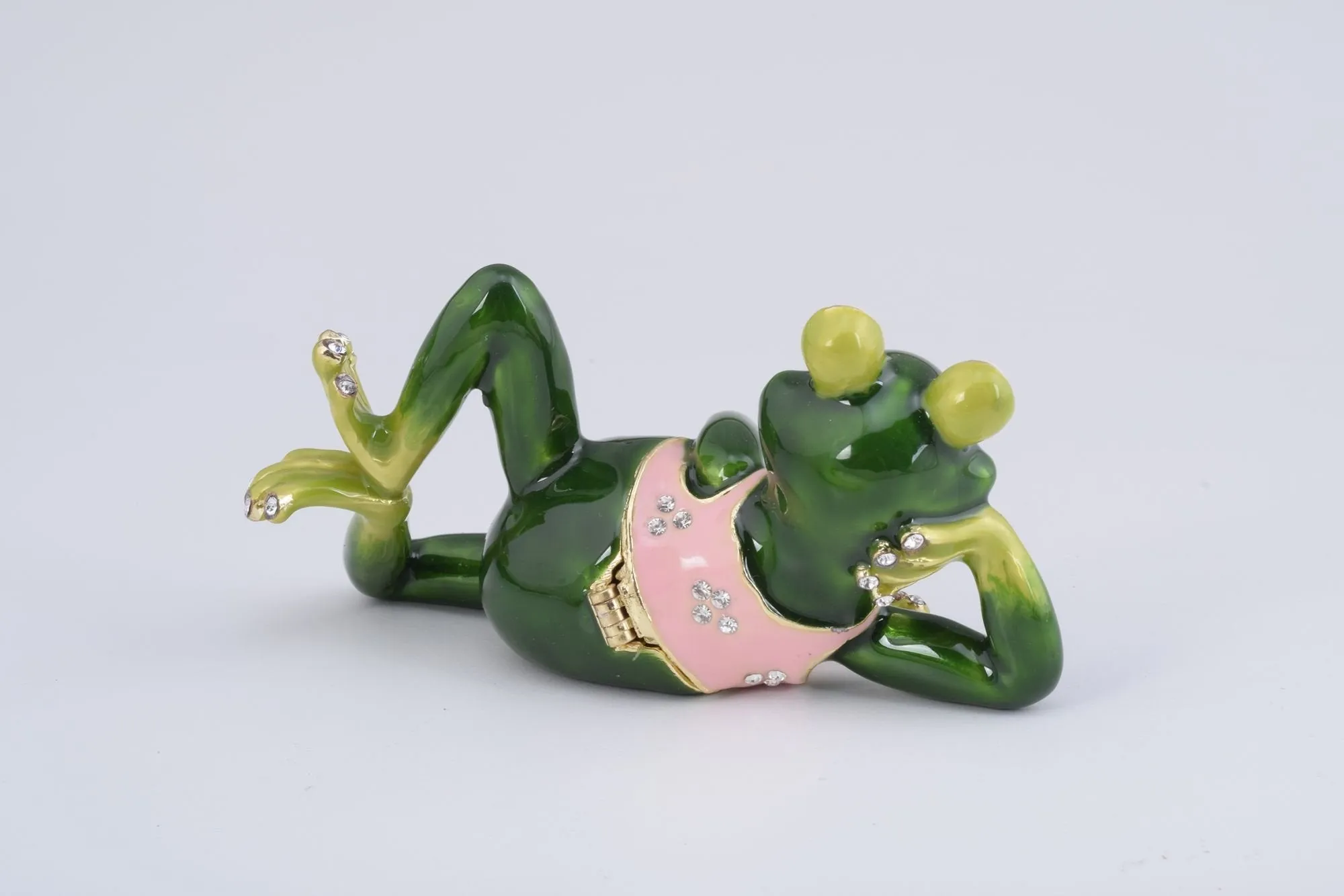 Gymnastic Frog with a Pink Shirt
