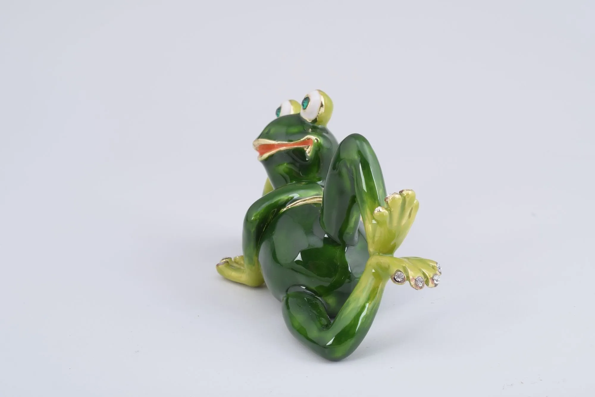 Gymnastic Frog with a Pink Shirt