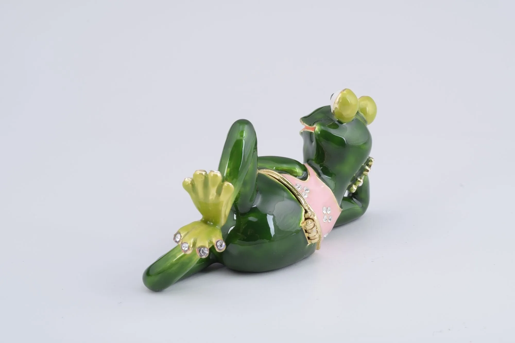 Gymnastic Frog with a Pink Shirt