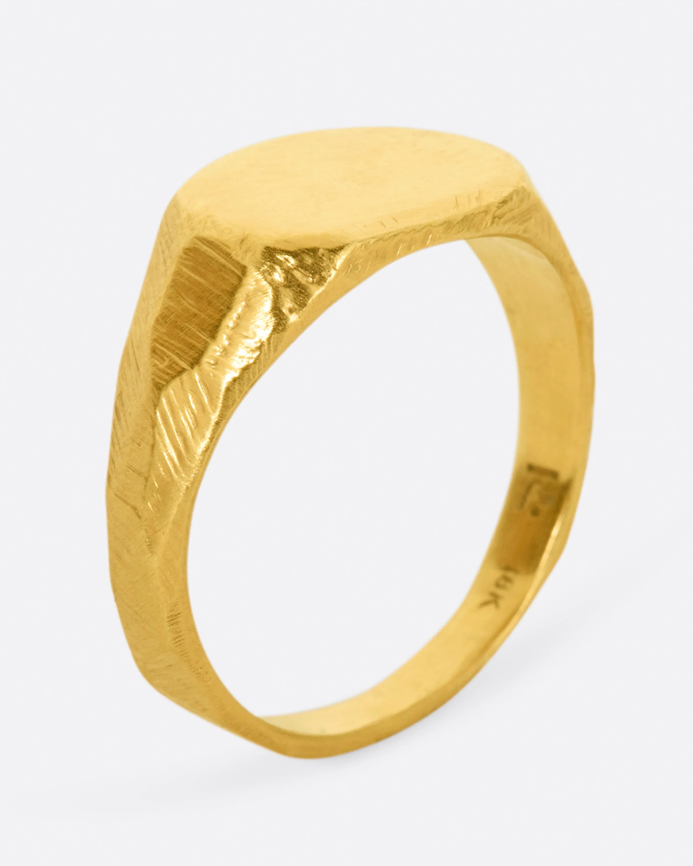 Hand Carved Signet Ring