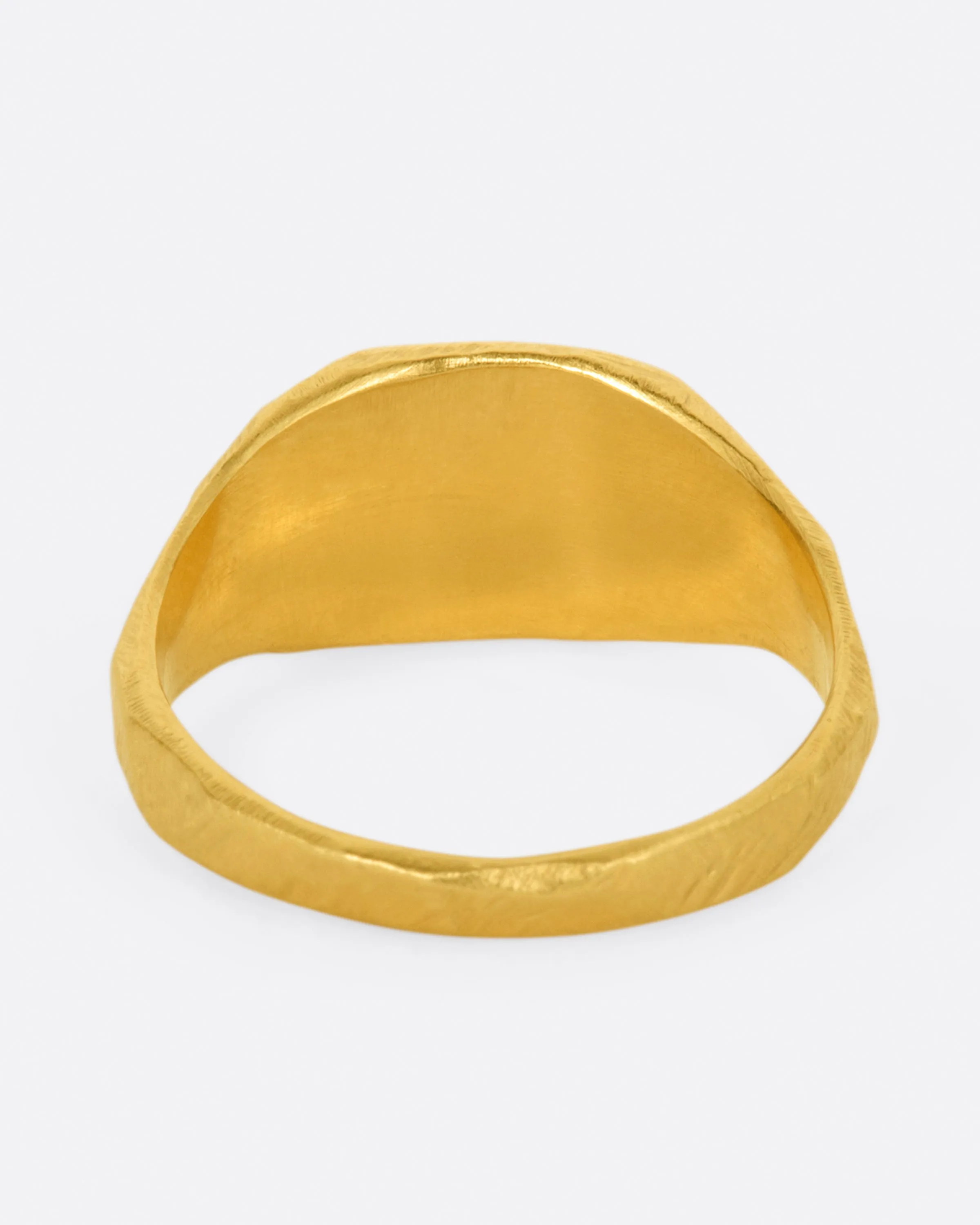 Hand Carved Signet Ring