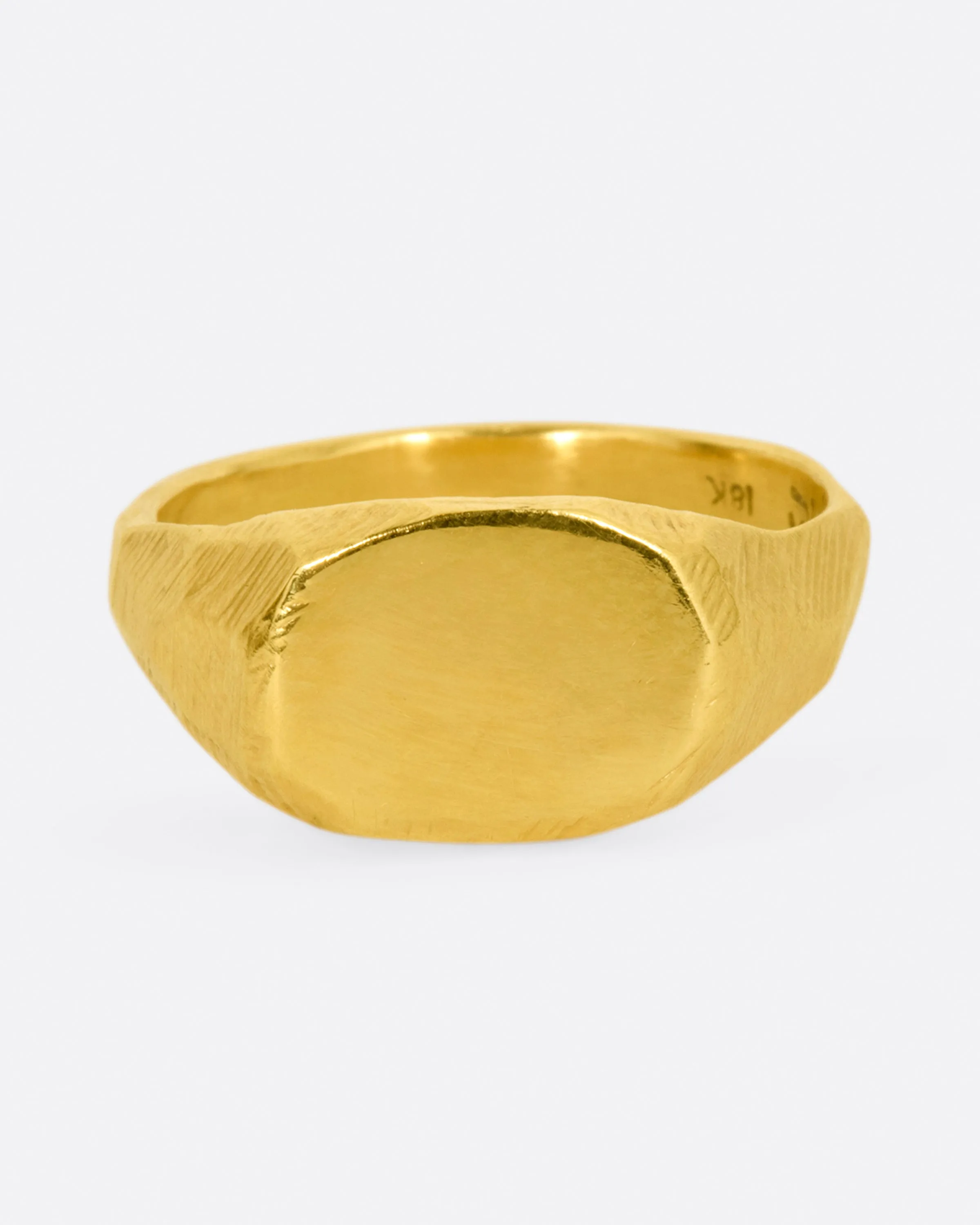Hand Carved Signet Ring