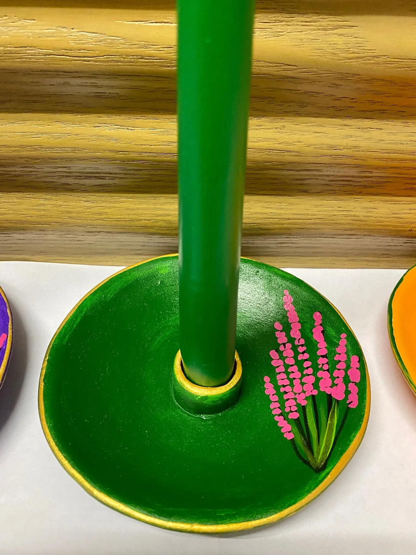 Handcrafted Ceramic Candle Holders With Free Candlesticks