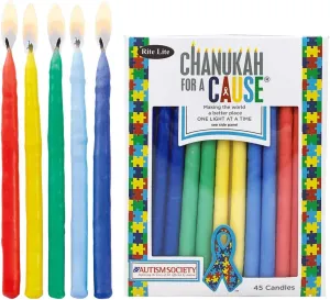 Hanukkah Multicolor Candles for a Cause