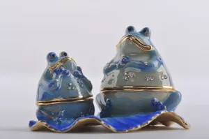 Happy Blue Frogs