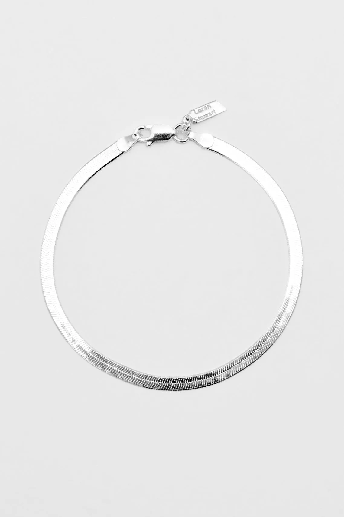 Herringbone Bracelet in Sterling Silver