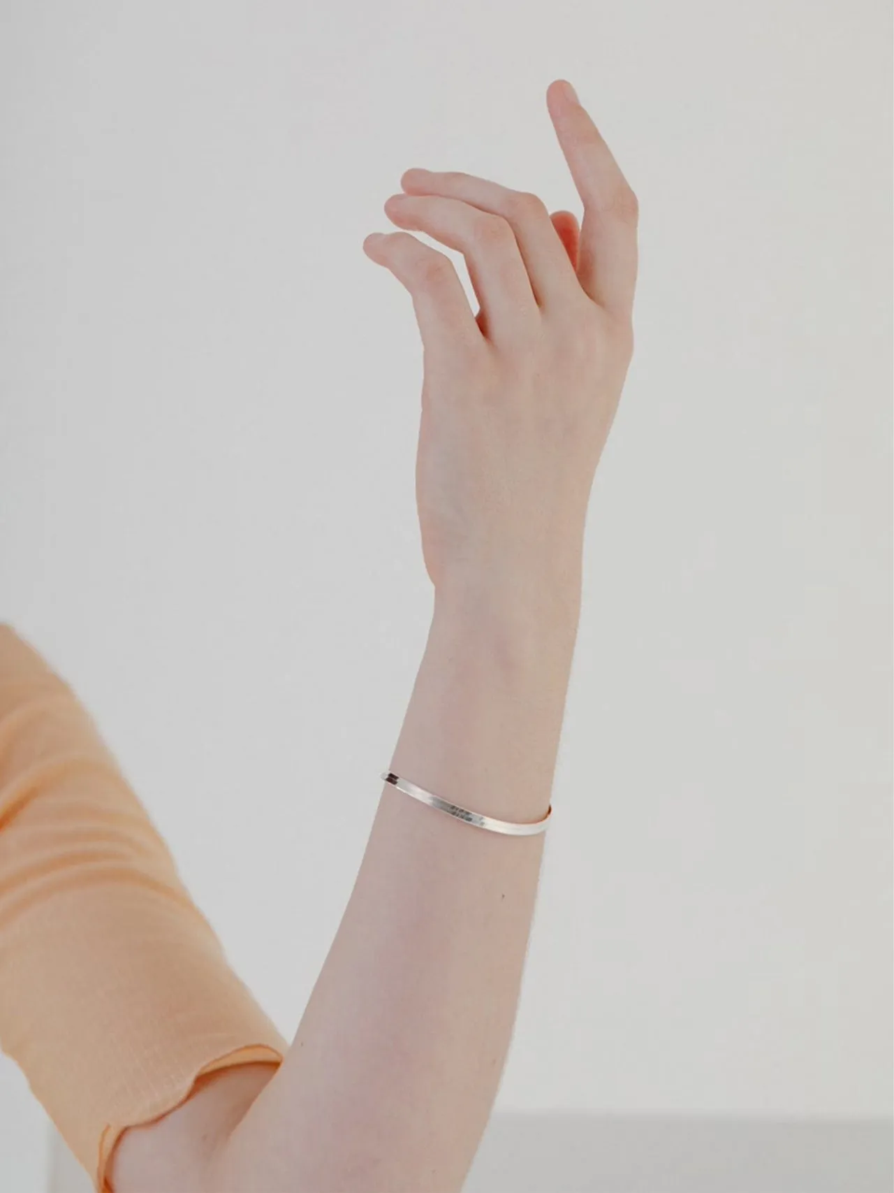 Herringbone Bracelet in Sterling Silver