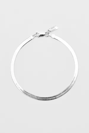 Herringbone Bracelet in Sterling Silver