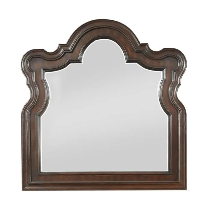 Homelegance Royal Highlands Mirror in Rich Cherry 1603-6