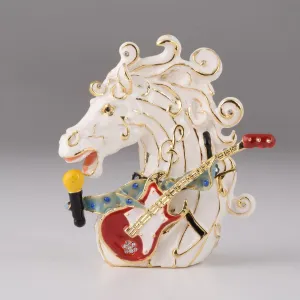 Horse Head with a Guitar