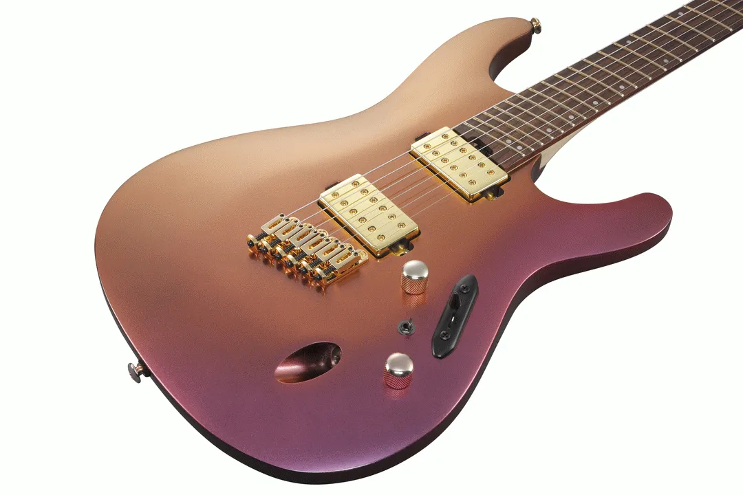 Ibanez SML721 Rose Gold Chameleon Electric Guitar