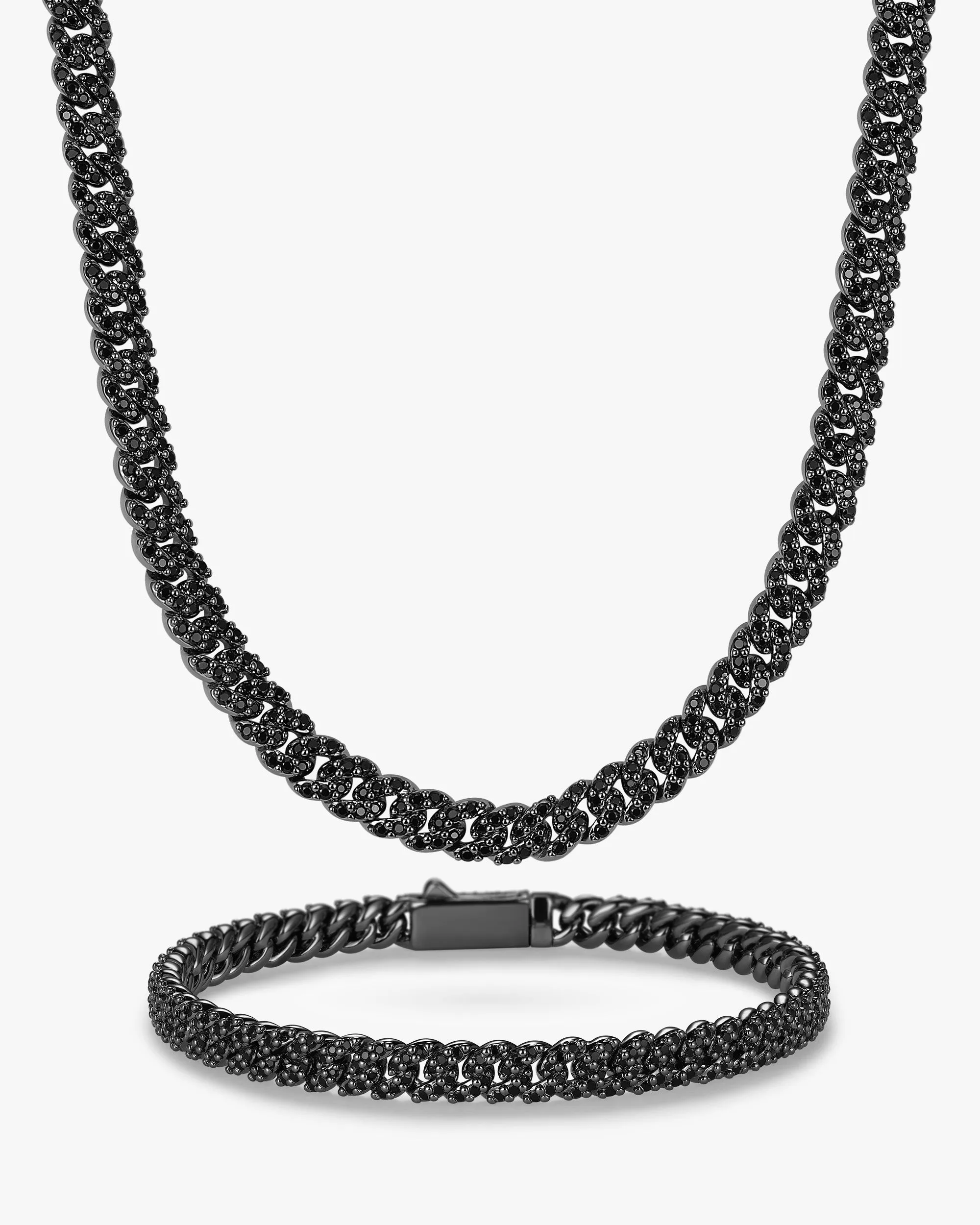 Iced Out Cuban Set - 5mm