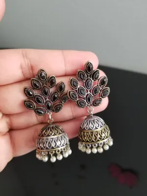 Indo Western Jhumkis With 2 Tone Plating M11