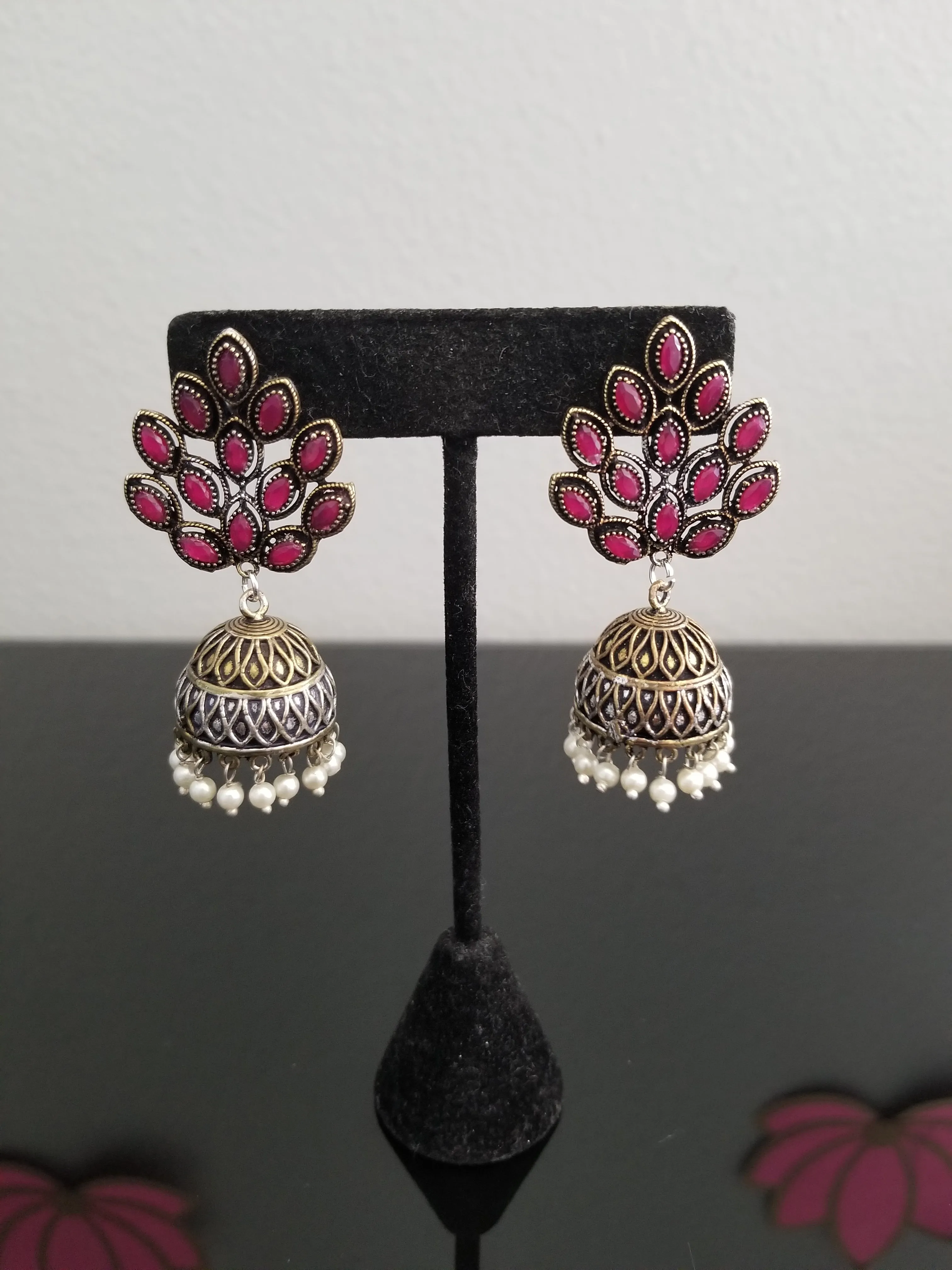 Indo Western Jhumkis With 2 Tone Plating M11