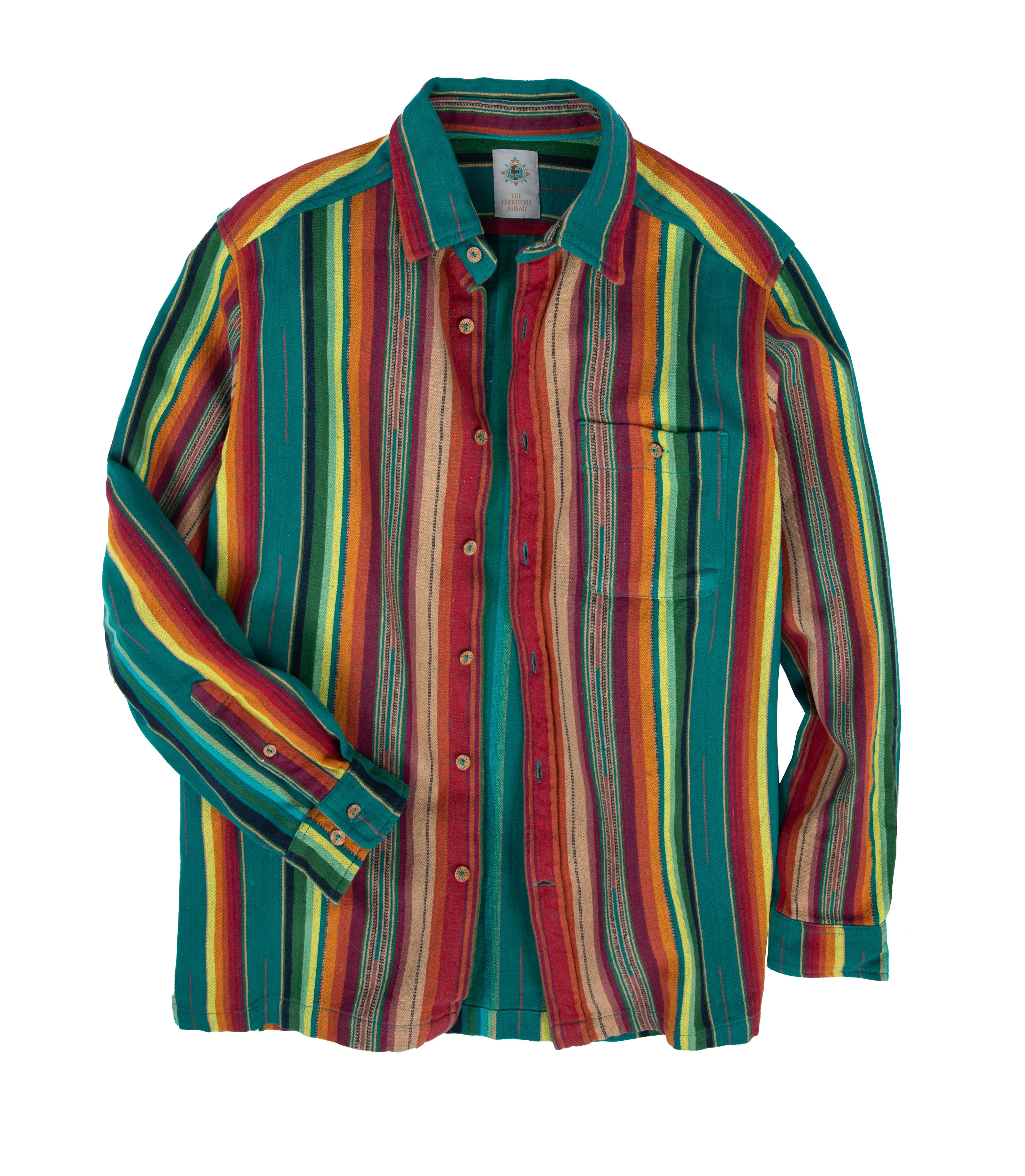 Jade Serape Stripe Shirt