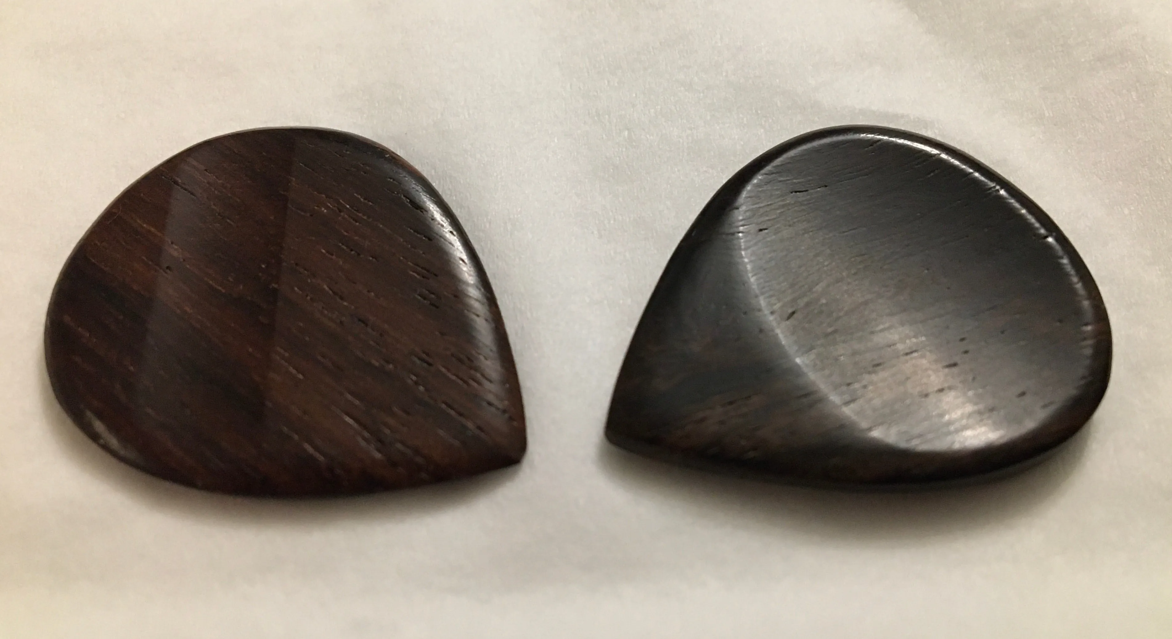 John Pearse® Ebony and Rosewood DIMPLE, SAROD & FLAT PICKS