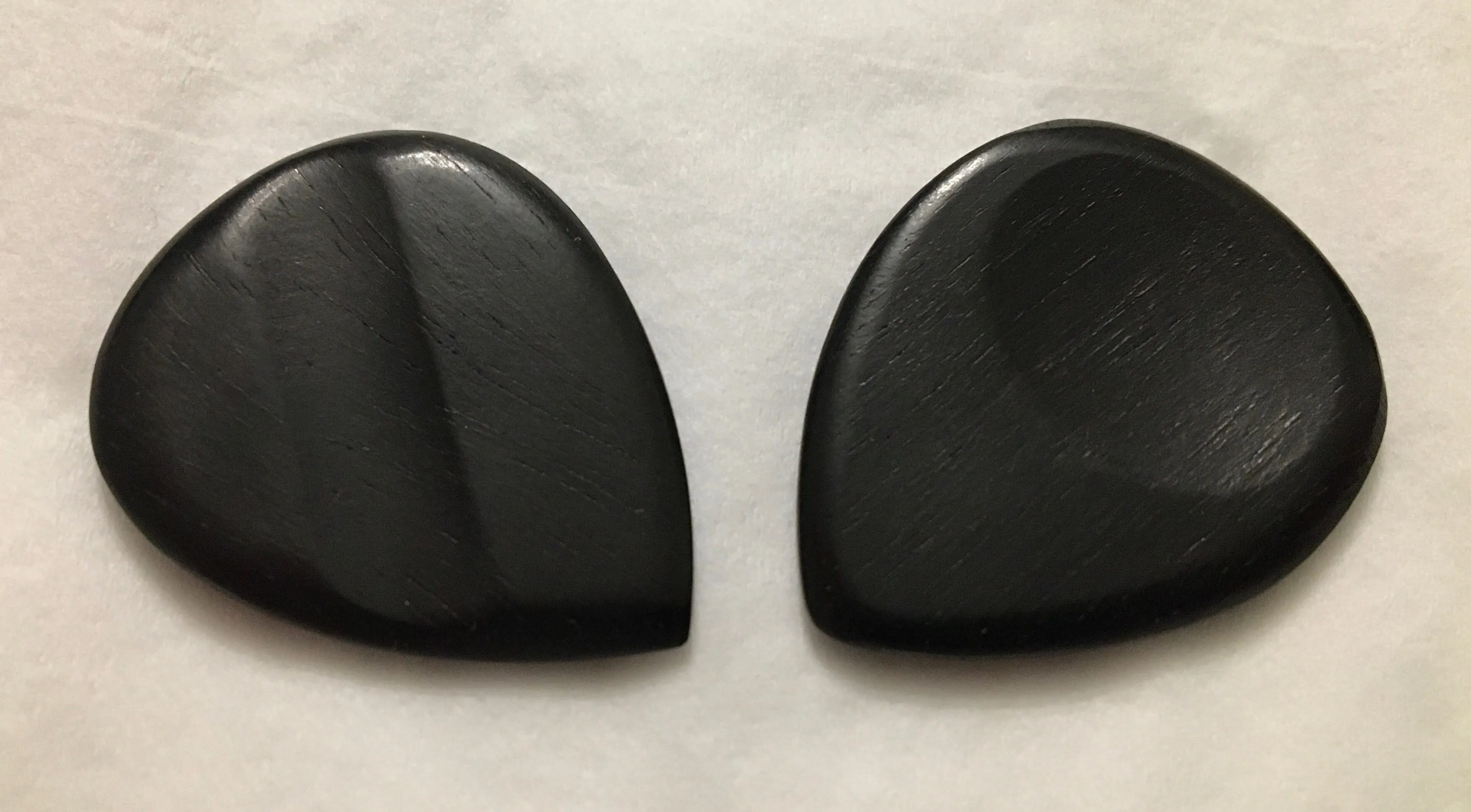 John Pearse® Ebony and Rosewood DIMPLE, SAROD & FLAT PICKS