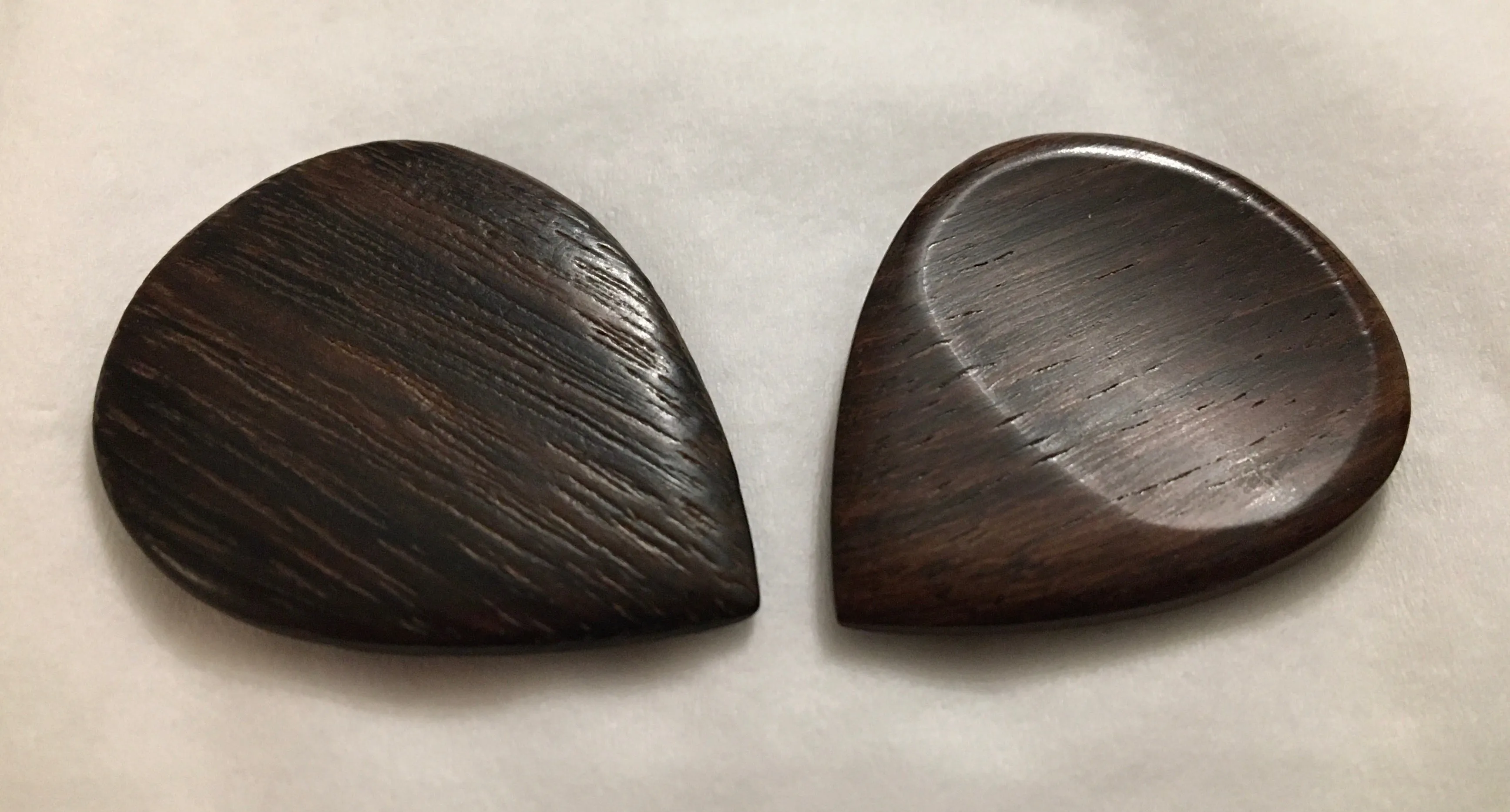 John Pearse® Ebony and Rosewood DIMPLE, SAROD & FLAT PICKS