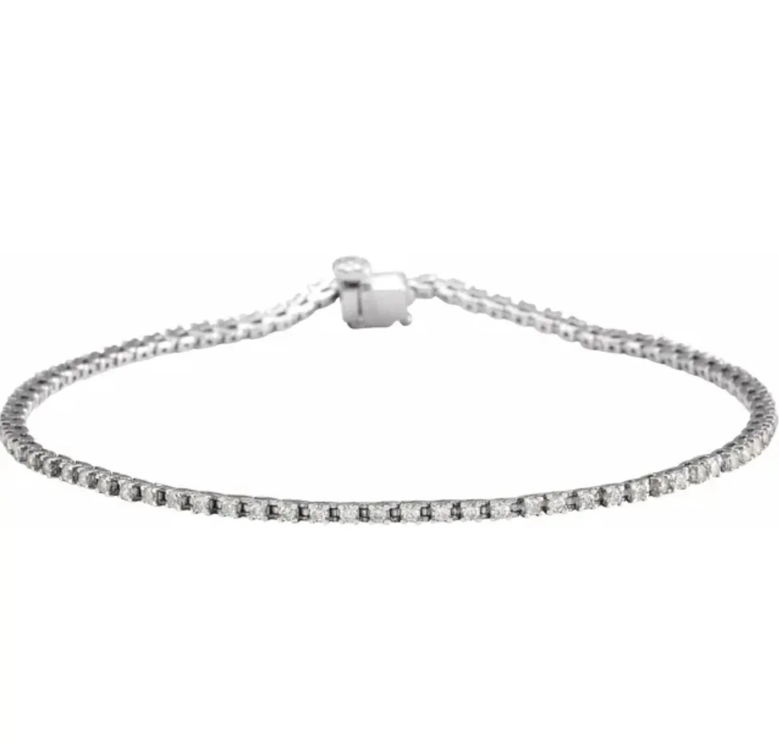 Lab-Grown Diamond Tennis Bracelet (Made-To-Order)