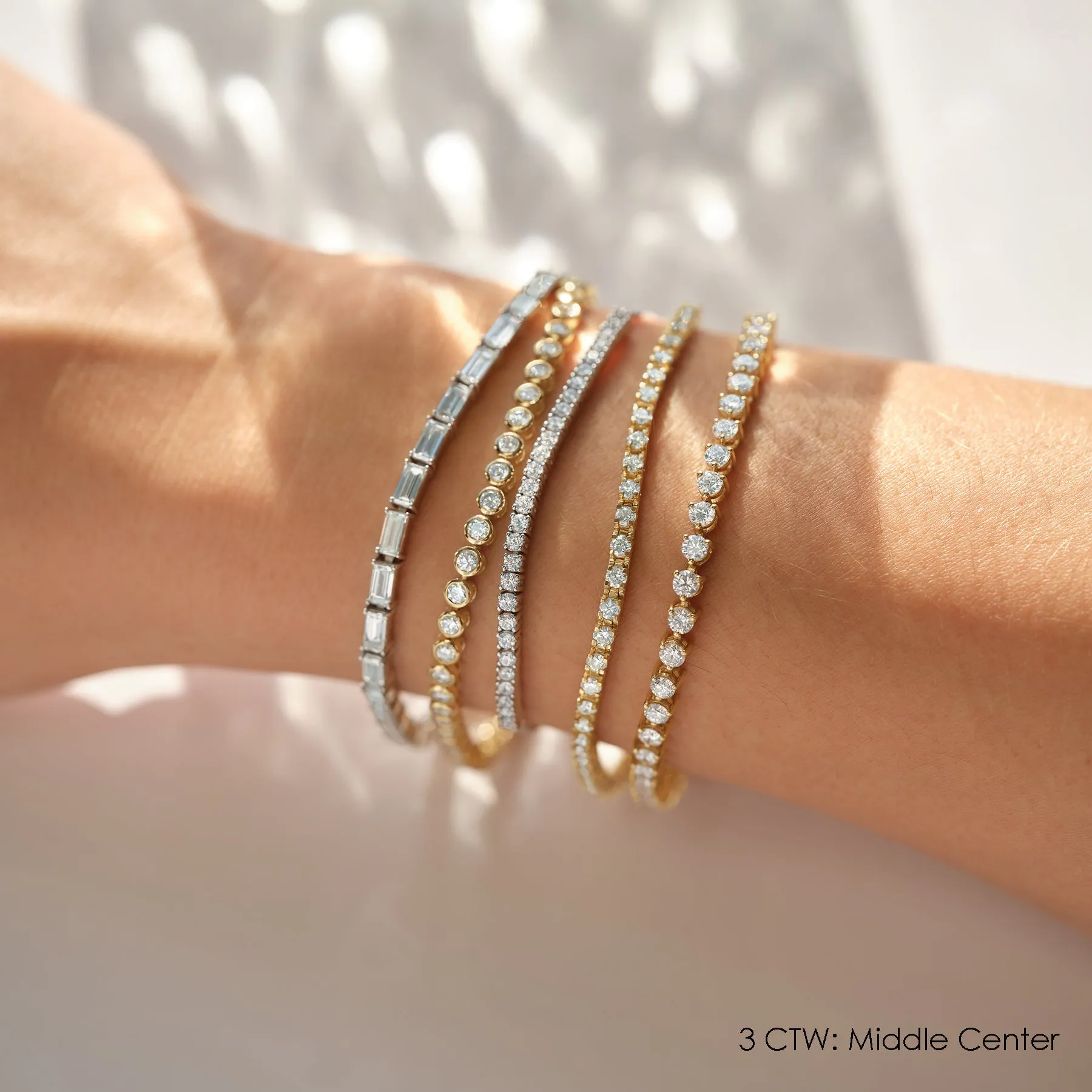 Lab-Grown Diamond Tennis Bracelet (Made-To-Order)